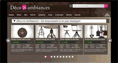 Desktop Screenshot of deco-et-ambiances.fr