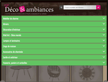 Tablet Screenshot of deco-et-ambiances.fr